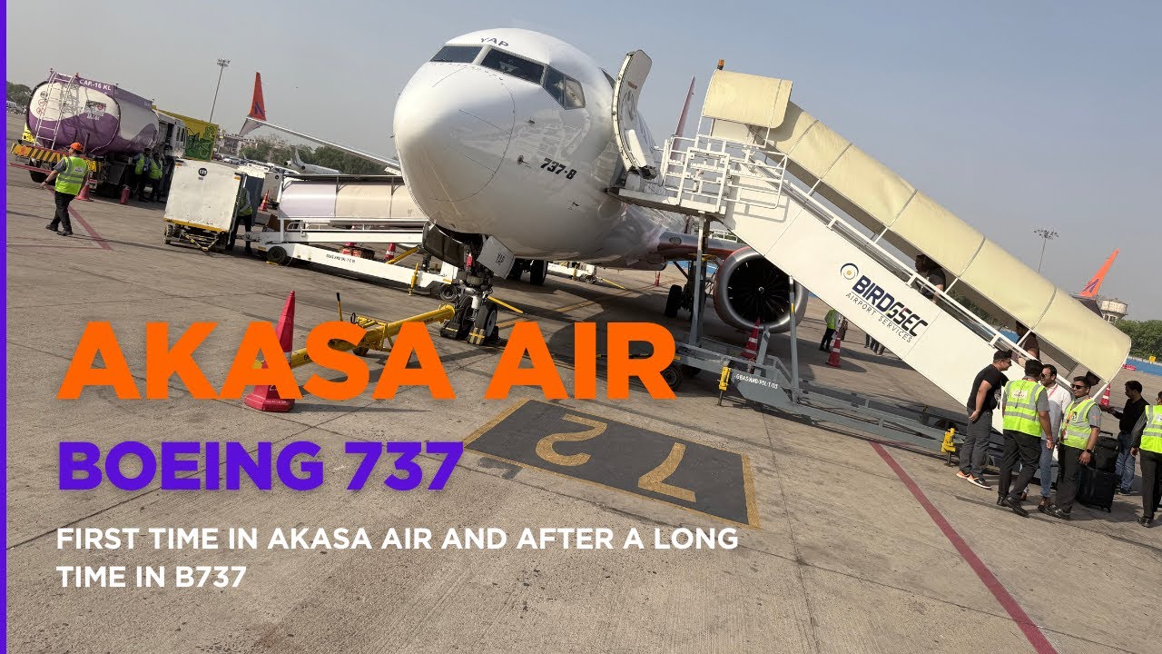 Akasa Air Experience | Ahmedabad ➜ Delhi | Boeing 737 Max