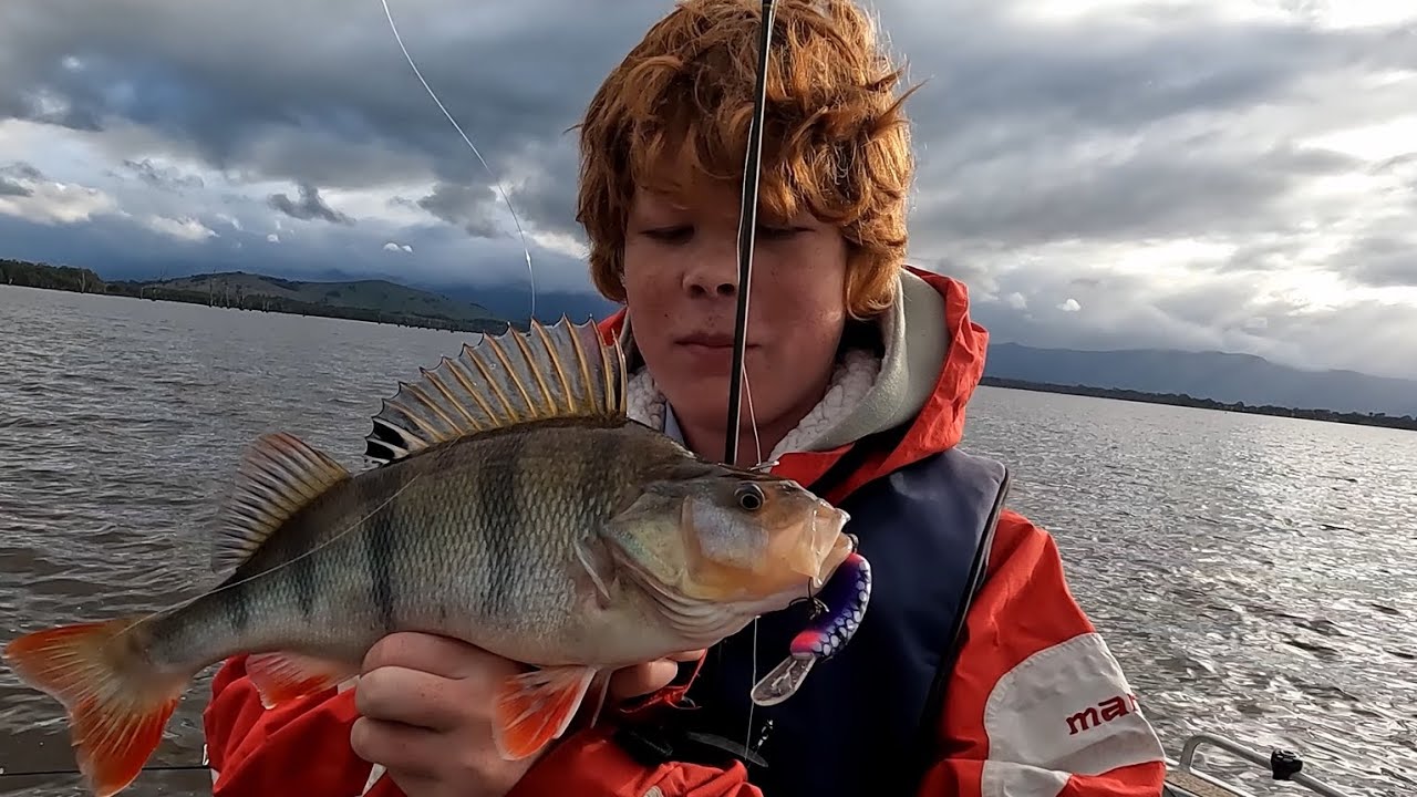 Lake Lonsdale redfin trolling session in the Grampians