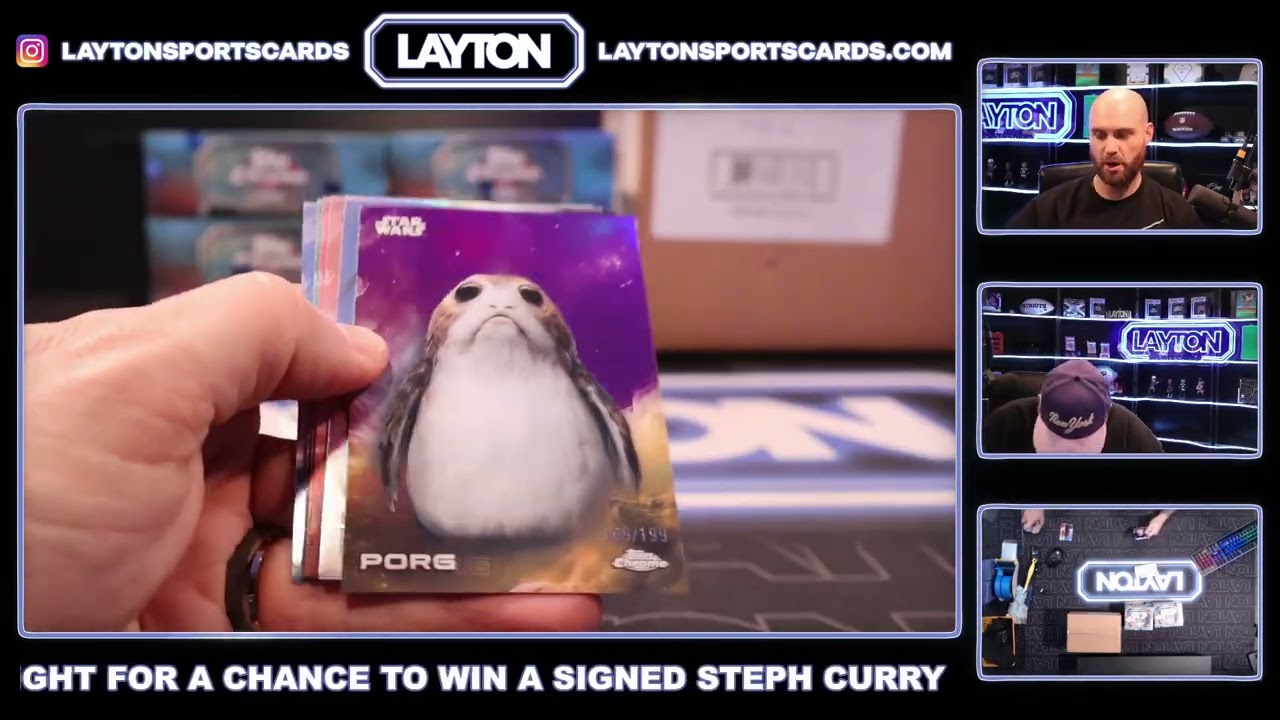 Джоэл Эджертон Суперфрактор! Двойной кейс - 2025 Topps Star Wars Chrome Hobby и Breaker's Delight...
