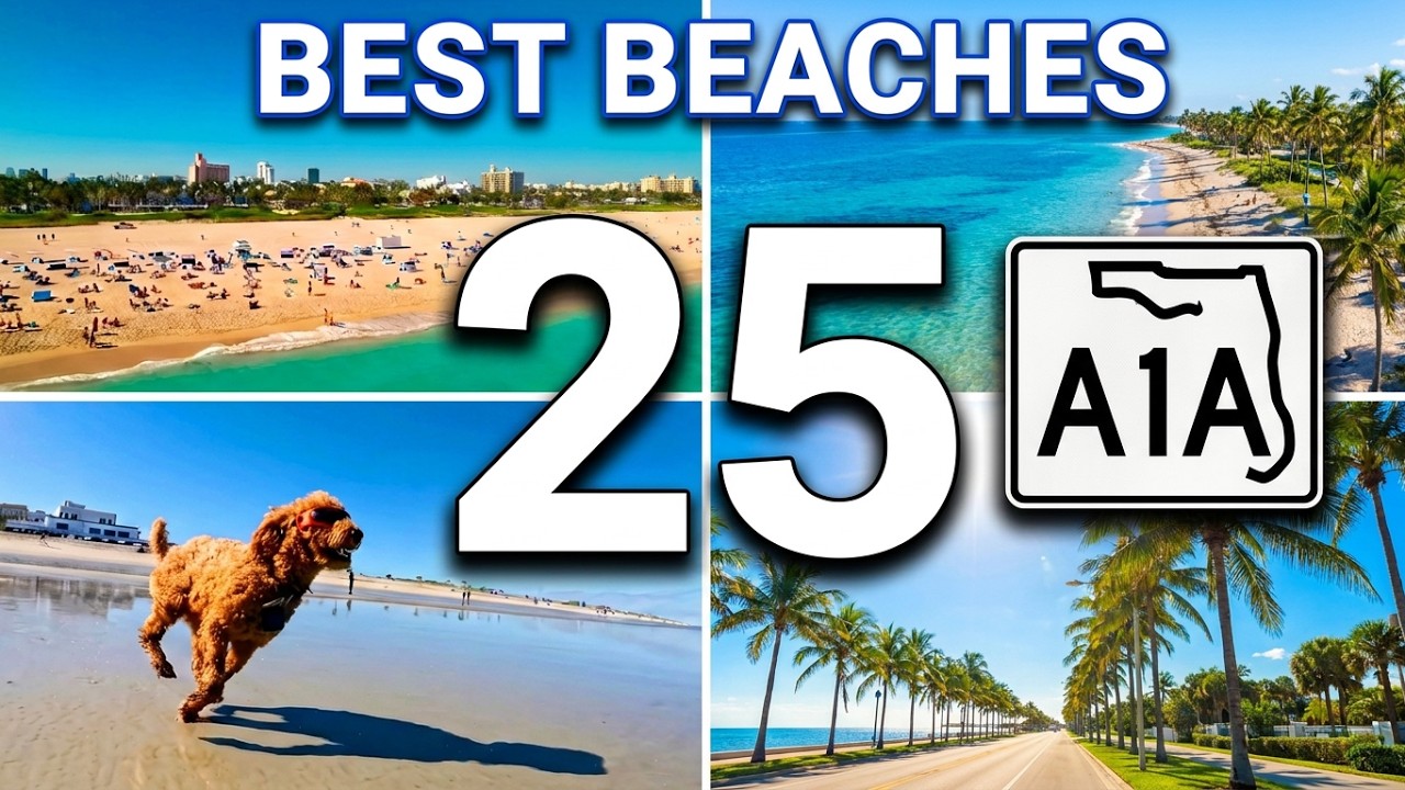 25 BEACHES of A1A - FLORIDA'S EAST COAST