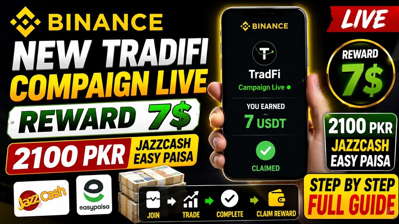 BINANCE $7 TRADIFI NEW CAMPAIGN LIVE