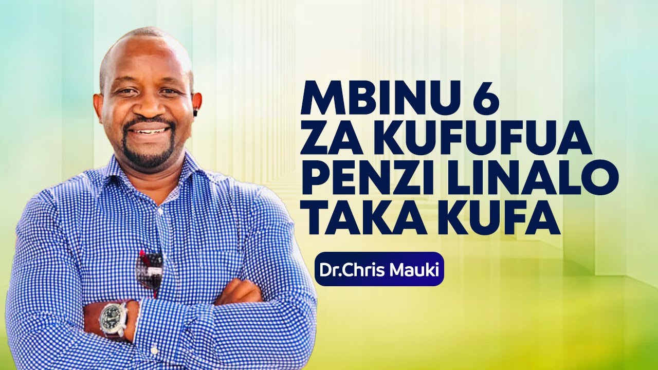 Dr. Chris Mauki: Mbinu 6 za kufufua penzi linalotaka kufa