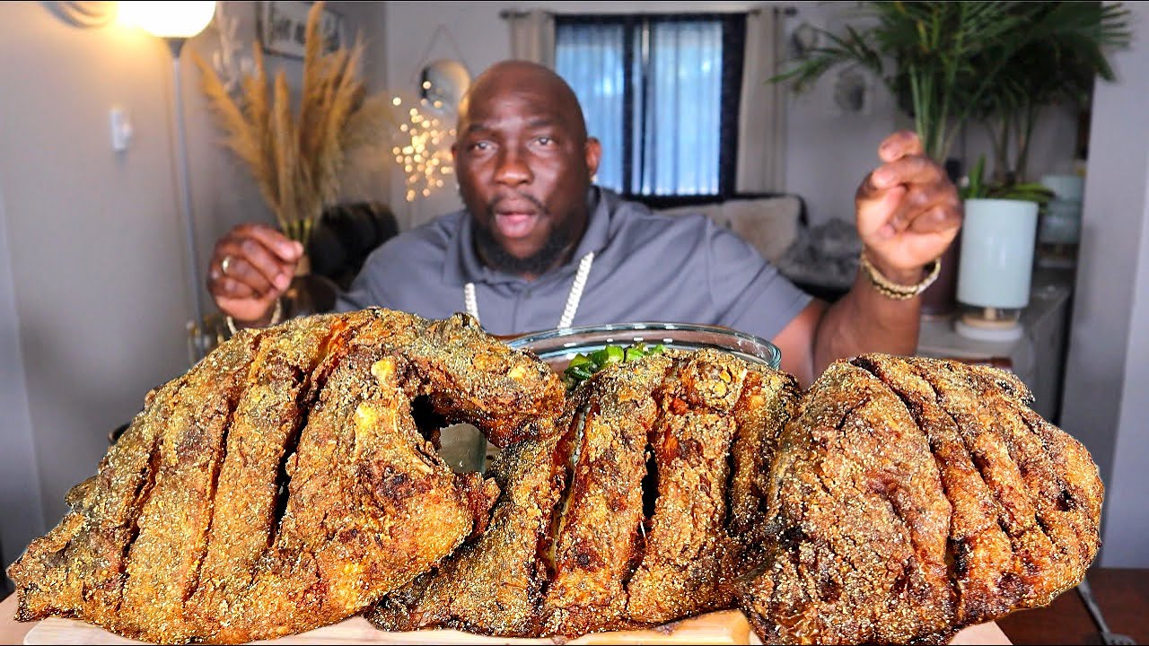 DEEP FRIED SEAFOOD| WHOLE TILAPIA FISH WITH CLIFF| MUKBANG EATING SHOW!!