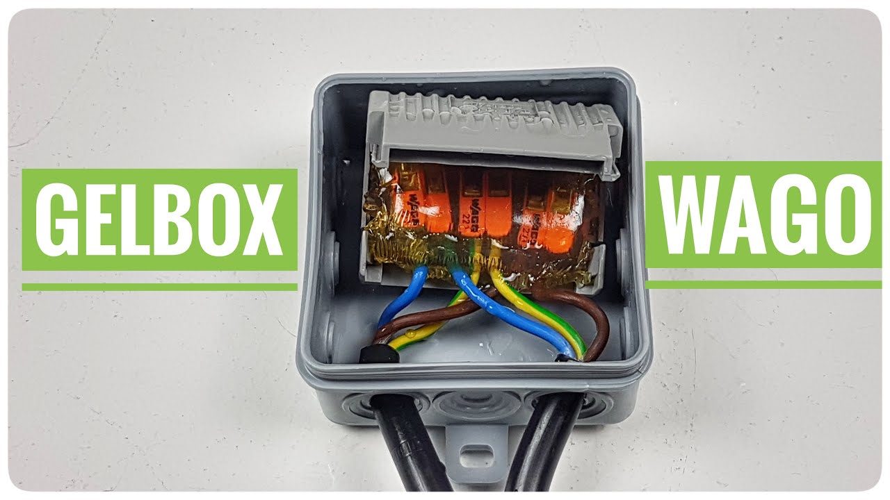 Как защитить электрическое соединение от влаги - GELBOX WAGO