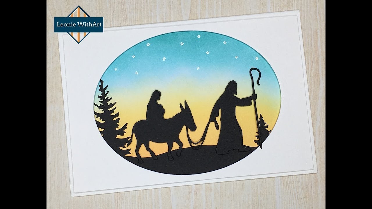 Nellie Snellen | Nativity Scene Diecutting Card