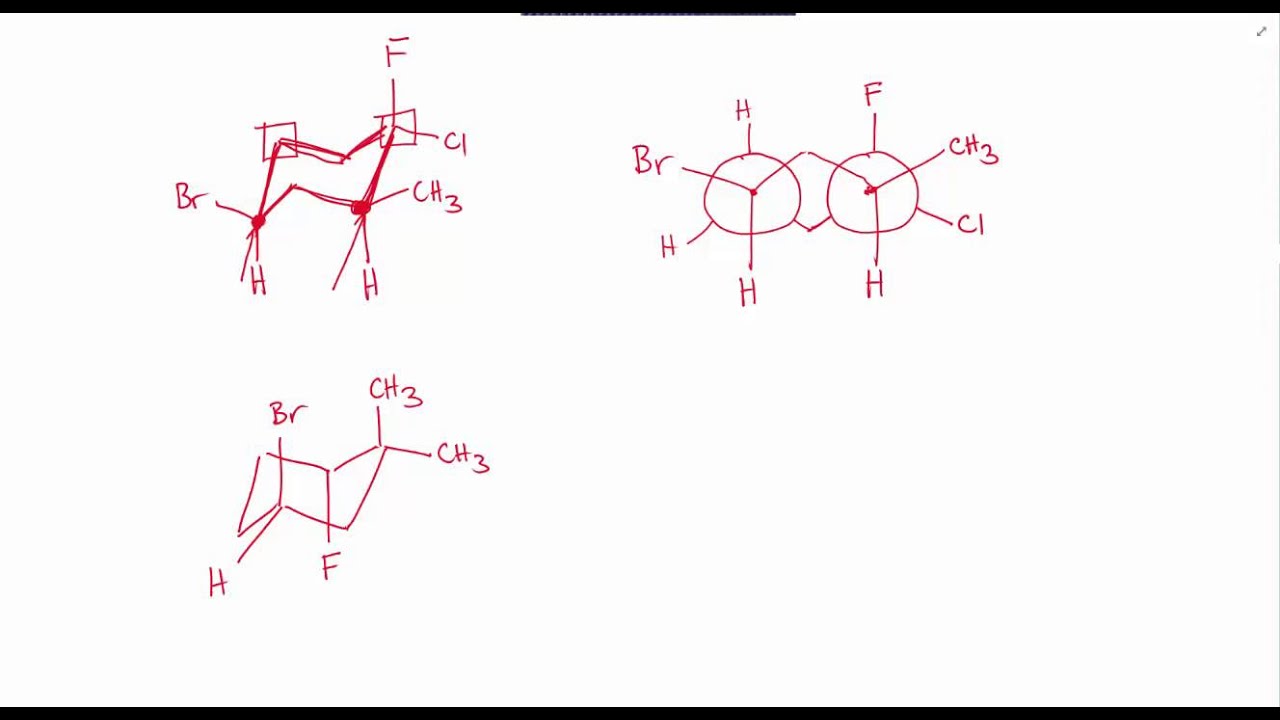 Double Newman Projections of Cyclohexanes