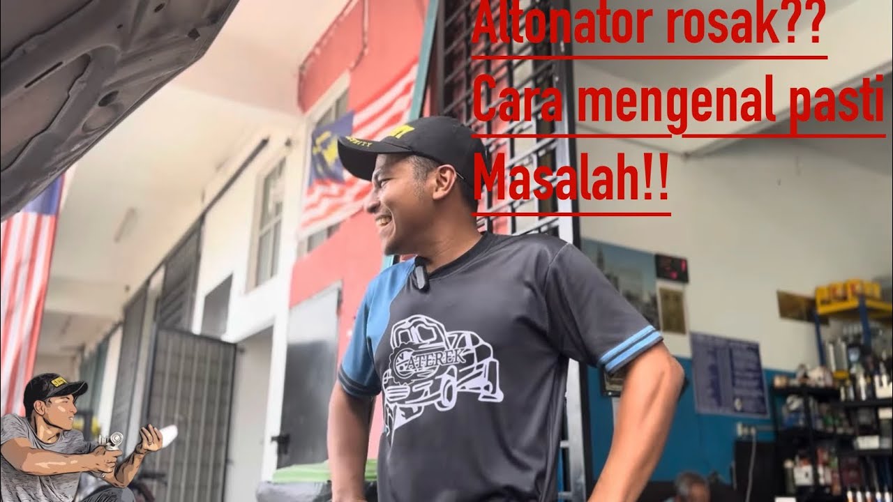 Lambang Bateri Berkelip | Alternator KONG