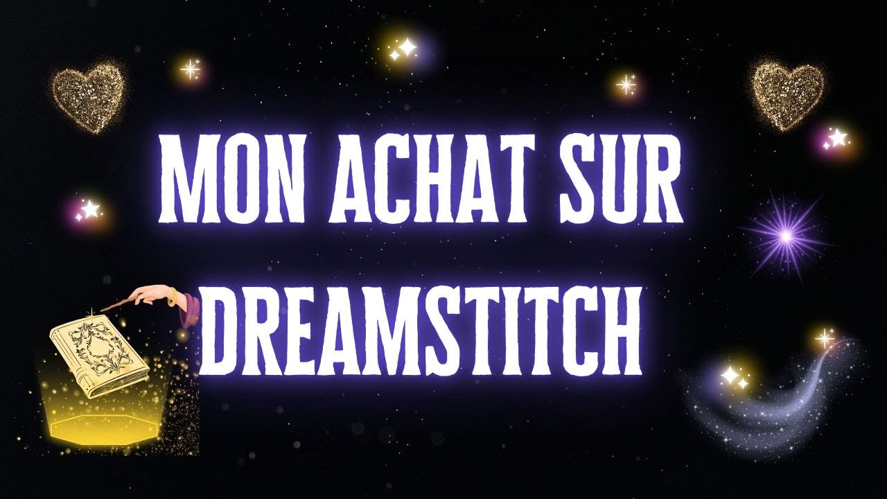 Mon 1er achat Dreamstitch #crossstitch #pointdecroix