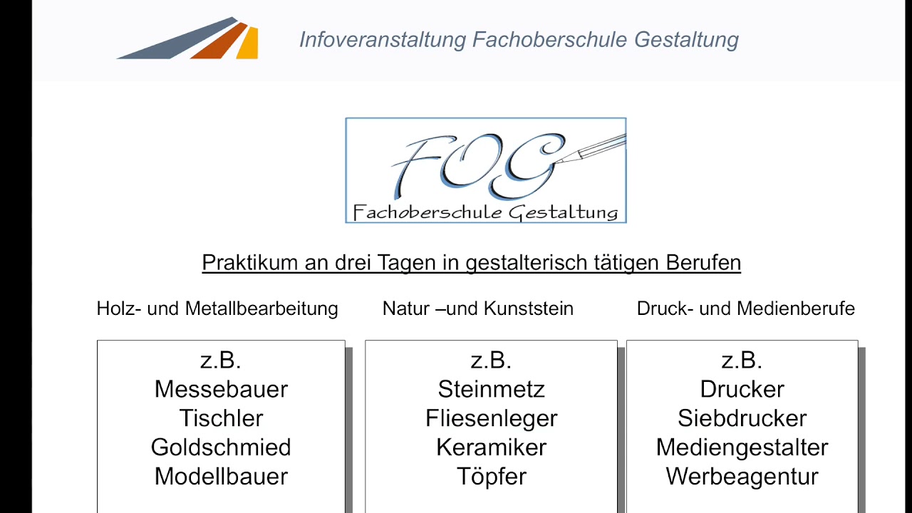 Fachoberschule Gestaltung