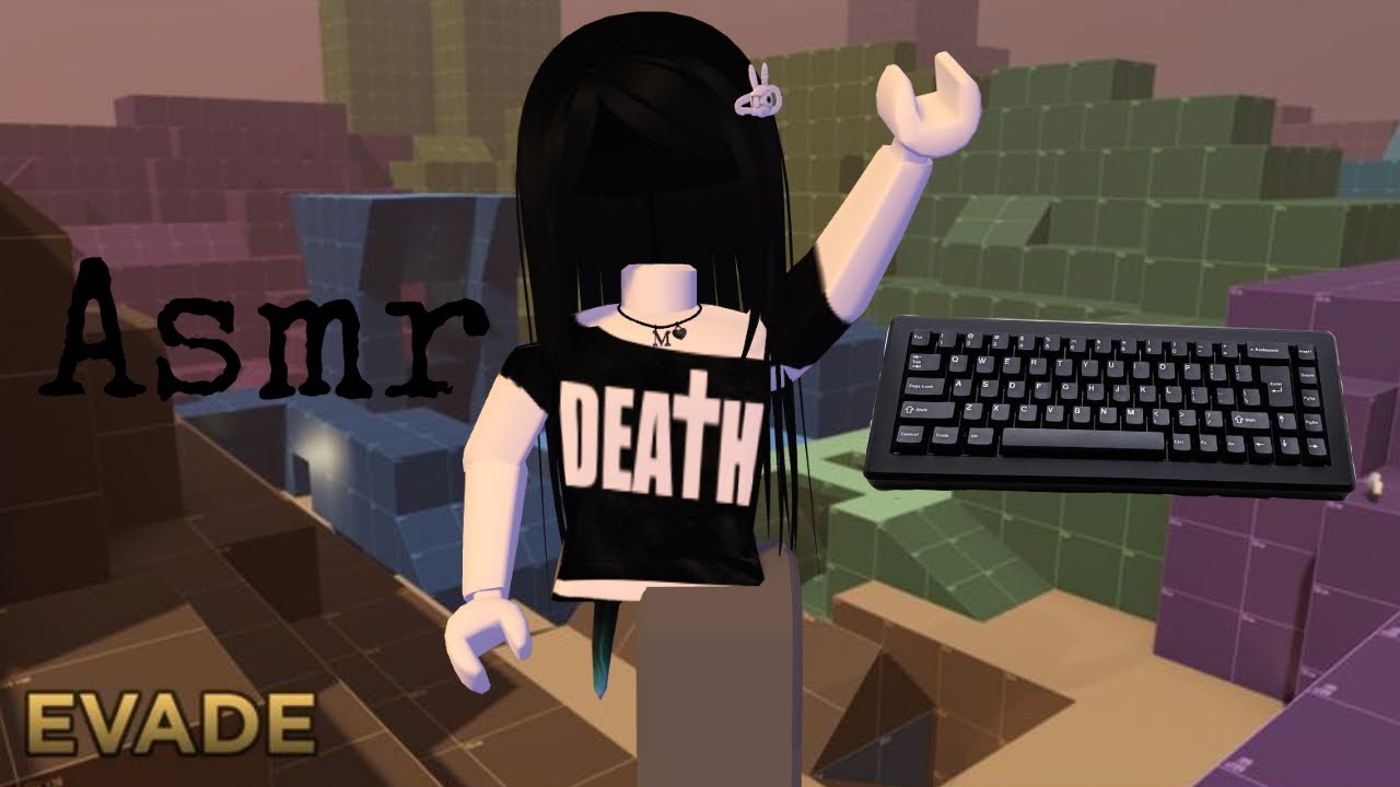 Evade Keyboard ASMR Gameplay  I very relaxing😴