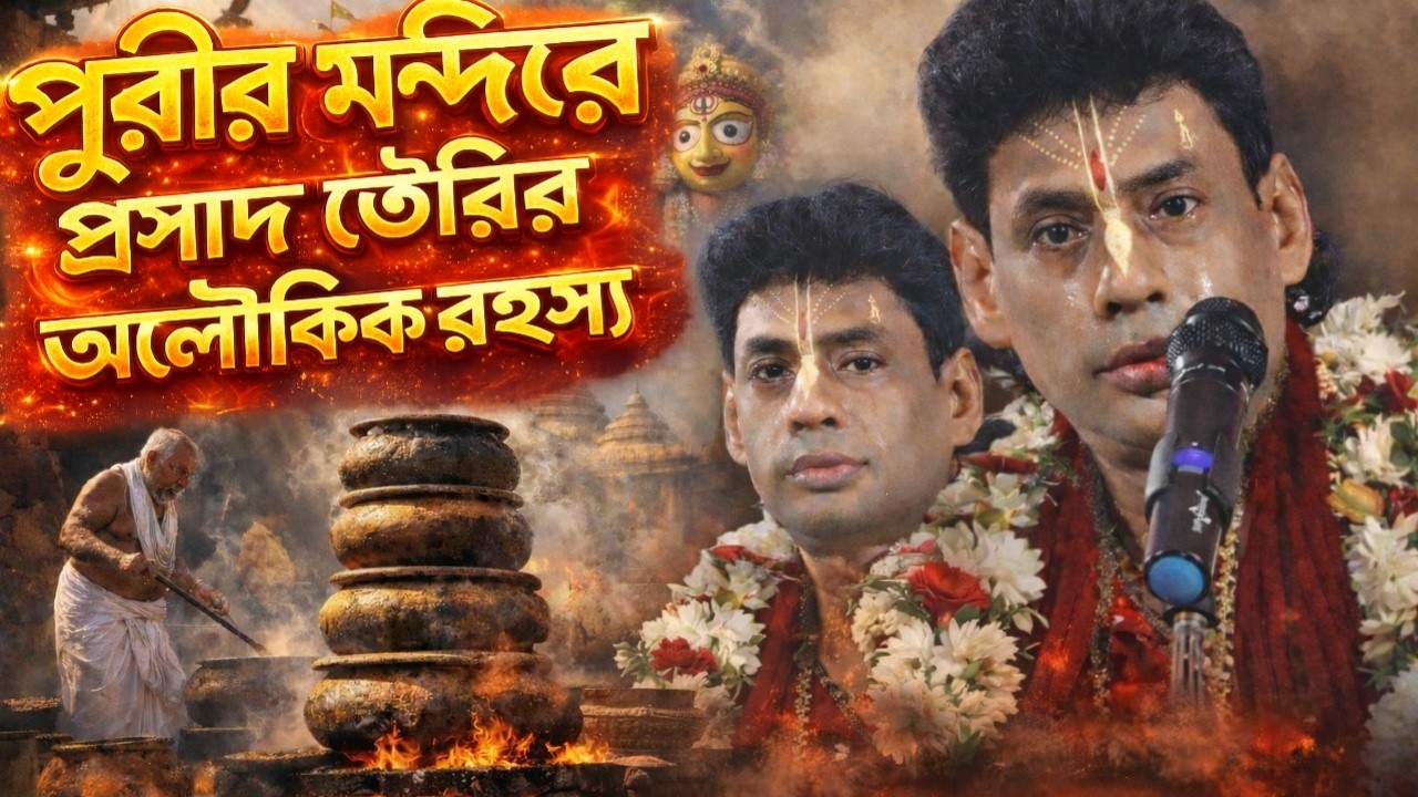 পৃথিবীর সবচেয়ে রহস্যময় রান্নাঘর! জগন্নাথ মন্দিরের মহাপ্রসাদের অজানা কাহিনি | বিশ্বজিৎ খাড়া কীর্তন