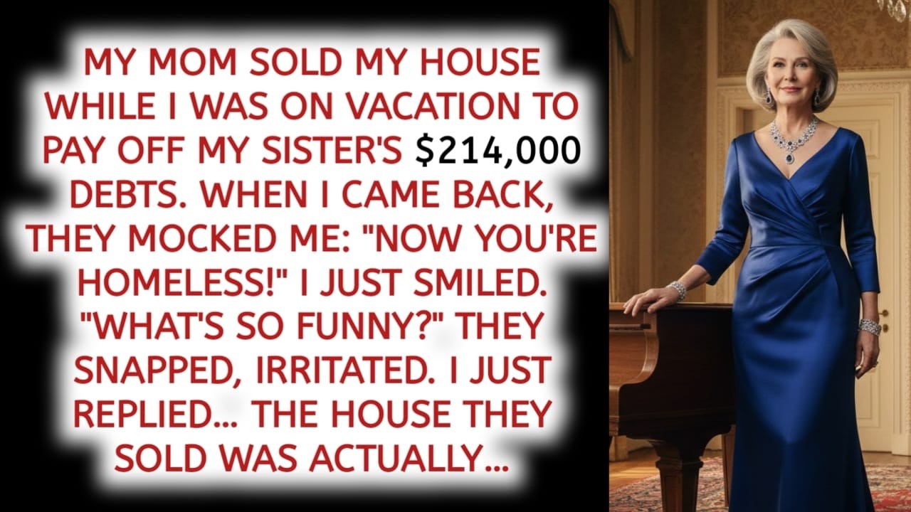 MY MOM SOLD MY HOUSE WHILE I WAS ON VACATION TO PAY OFF MY SISTER'S $214,000 DEBTS. WHEN I CAME BACK