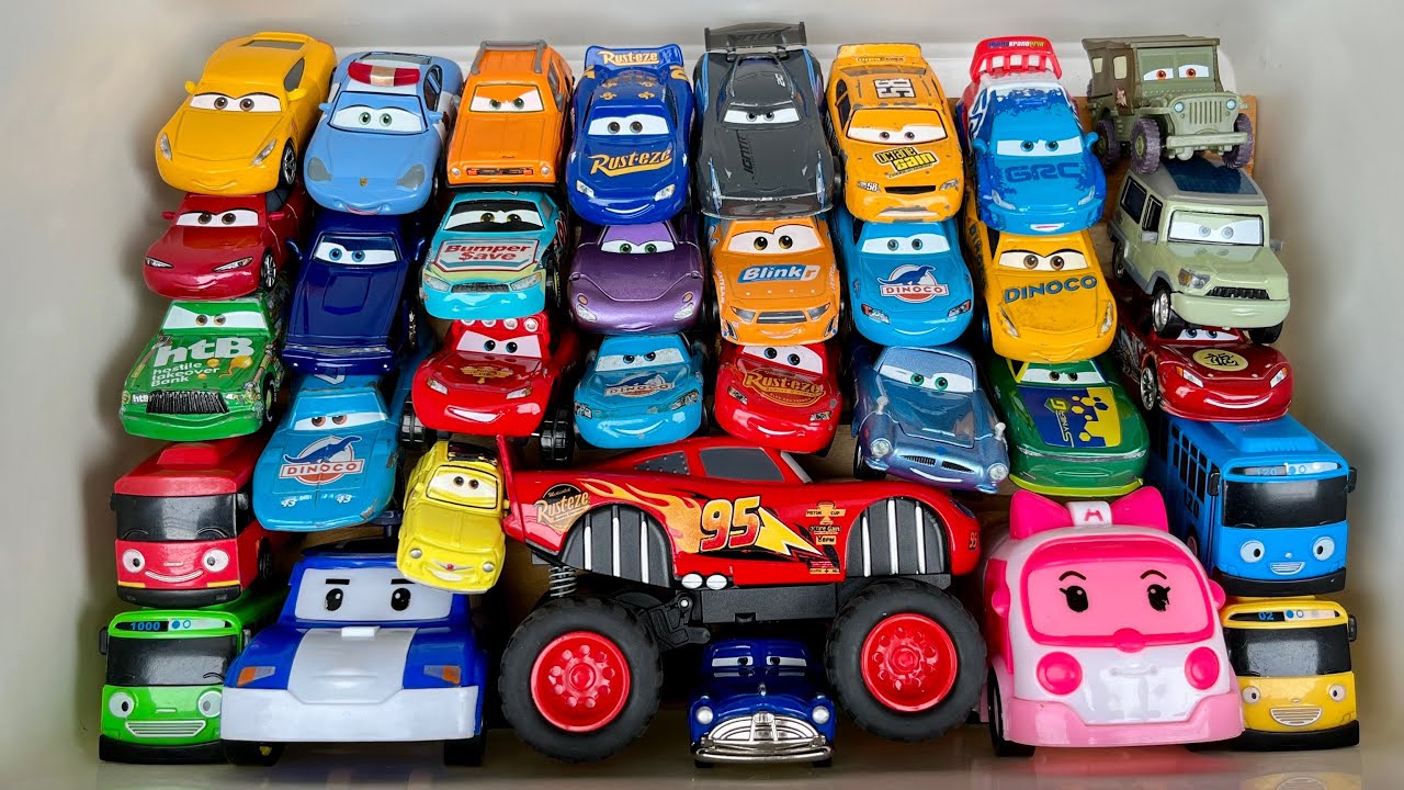 Disney Pixar Cars Unboxing Review | Lightning McQueen, Tow Mater, Doc Hudson, Sally Carrera, Cruz