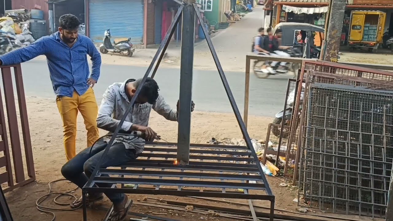 how to build a 1000 ltr water tank stand (single leg)🦺