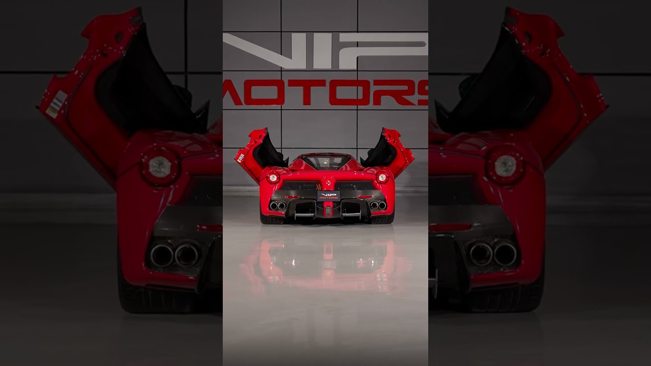 ASMR of Stunning 1 of 210 Red Ferrari LaFerrari Aperta