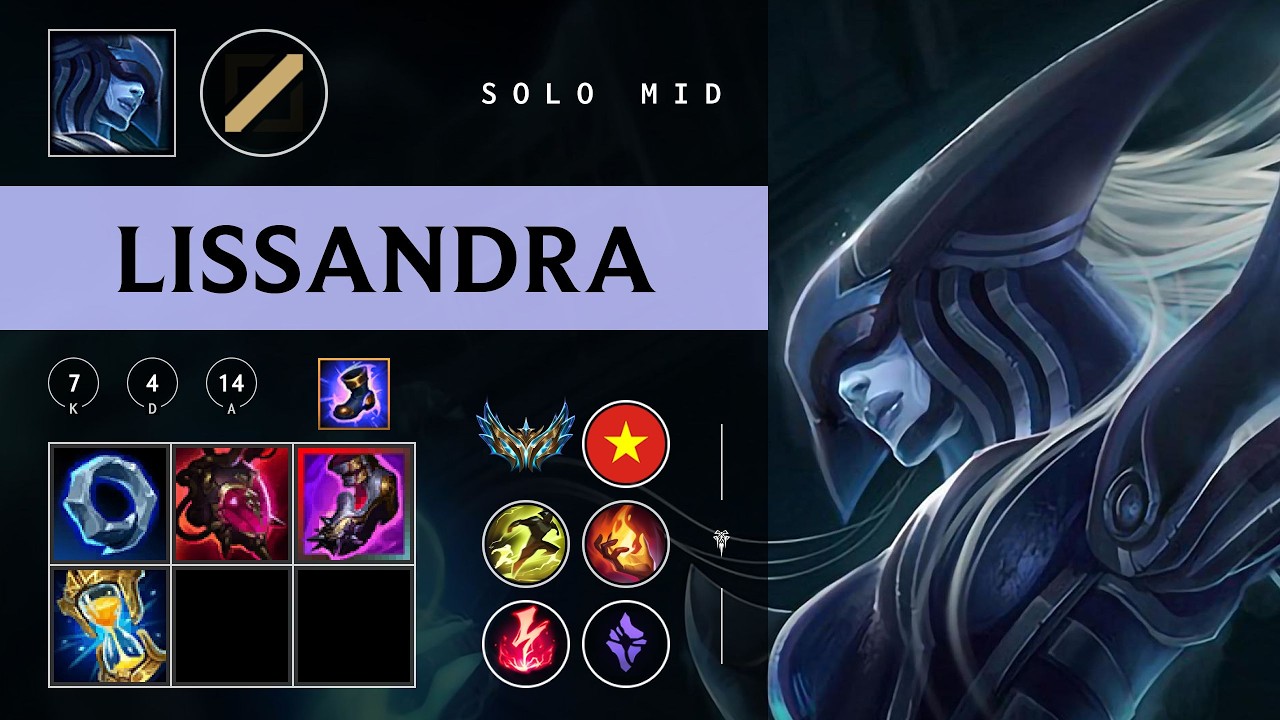 Lissandra Mid vs Yone - VN Challenger Patch 26.05