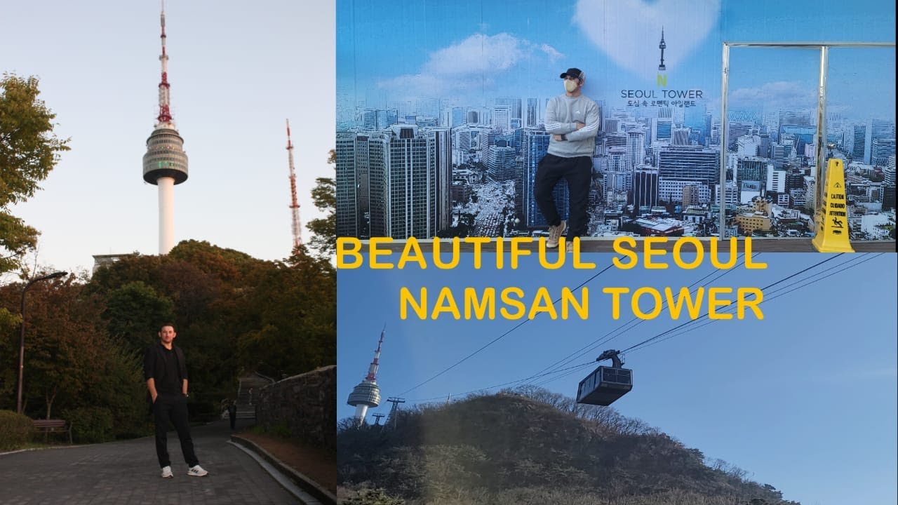 Visit to Namsan Seoul Tower 🇰🇷 | Beautiful Namsan Tower Urdu/ Hindi Vlog | The Trip