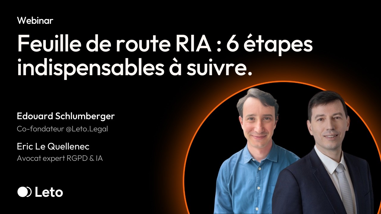 Webinaire - Feuille de route IA : les 6 étapes à suivre