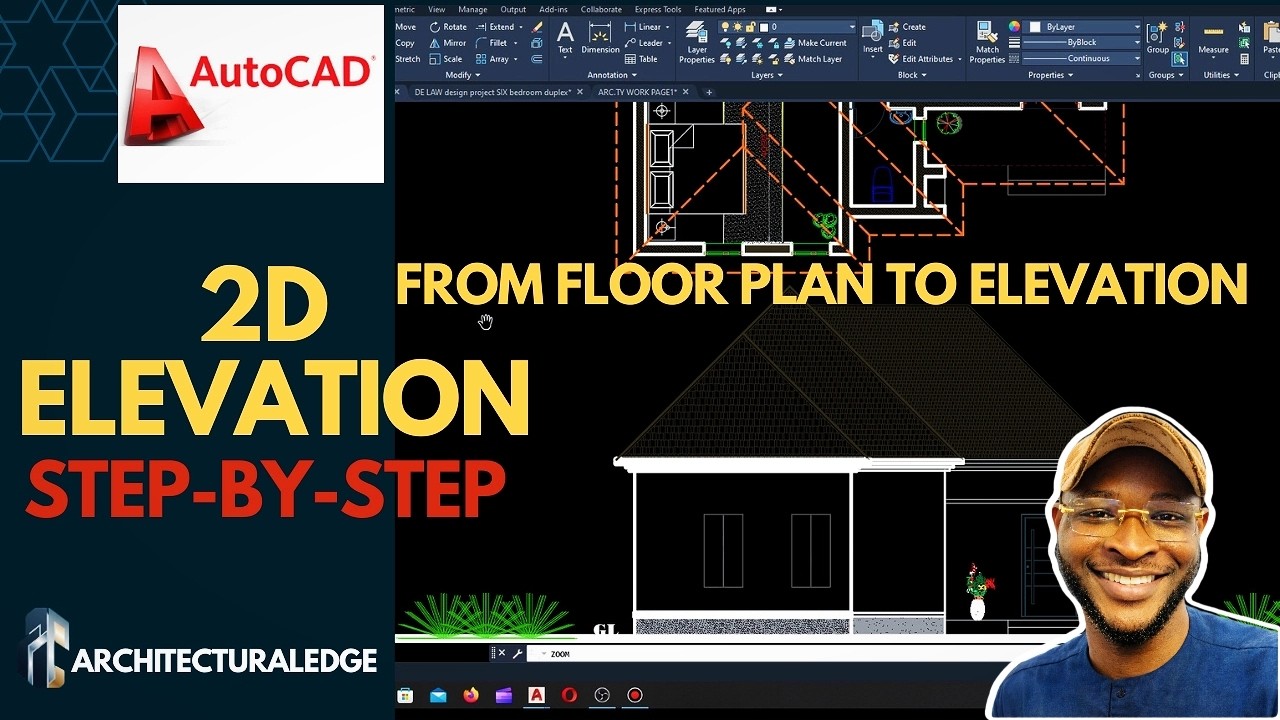 AutoCAD 2D Elevation Tutorial – Complete Step-by-Step Guide for Beginners & Architects