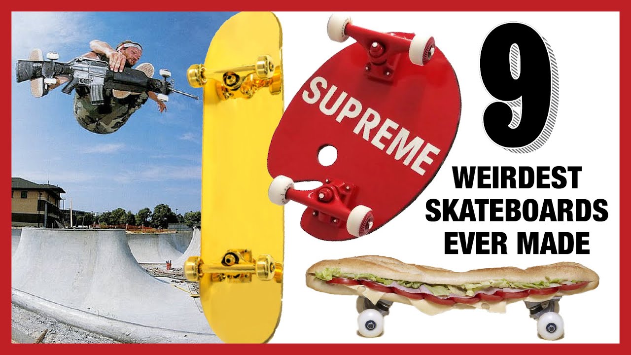 9 самых странных скейтбордов в истории