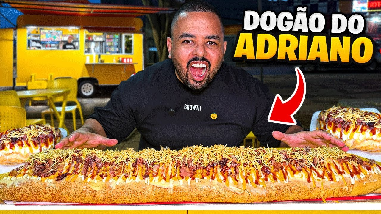 O DOGÃO DO ADRIANO É O MAIOR DE SP?! 🌭🔥 *ep.4