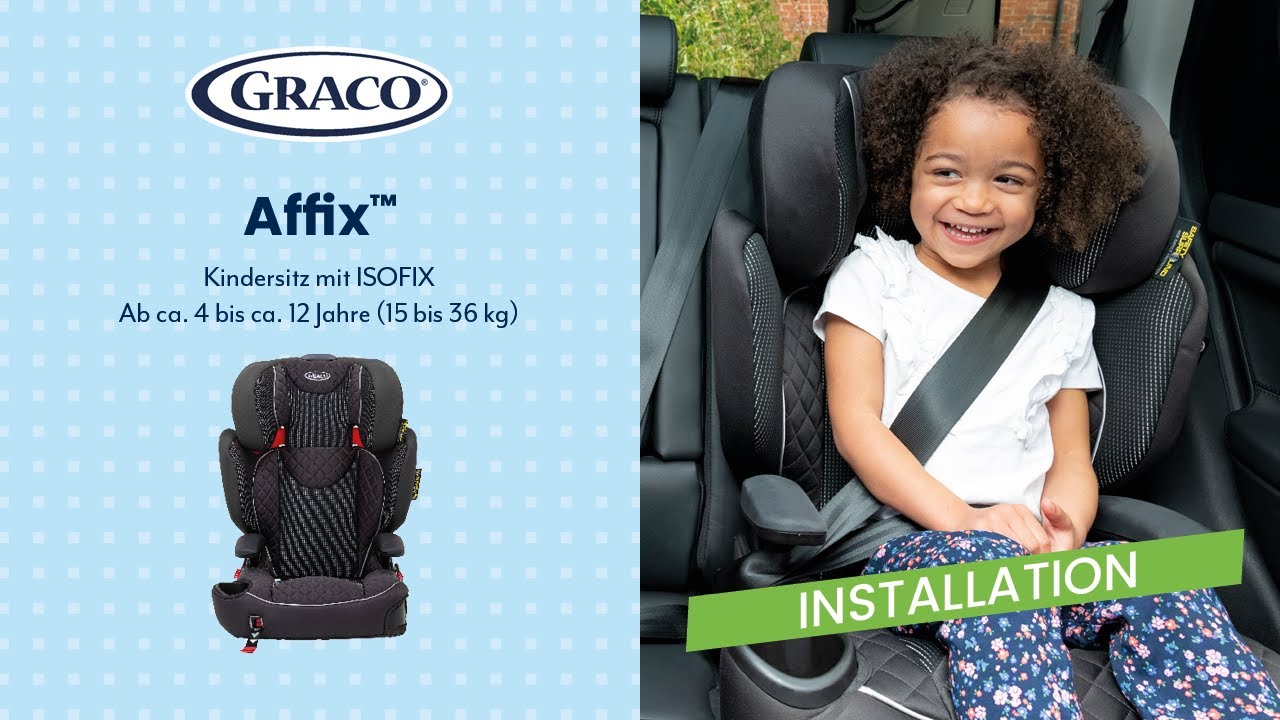 Anleitung | So installiert ihr den Graco Affix&trade; Kindersitz