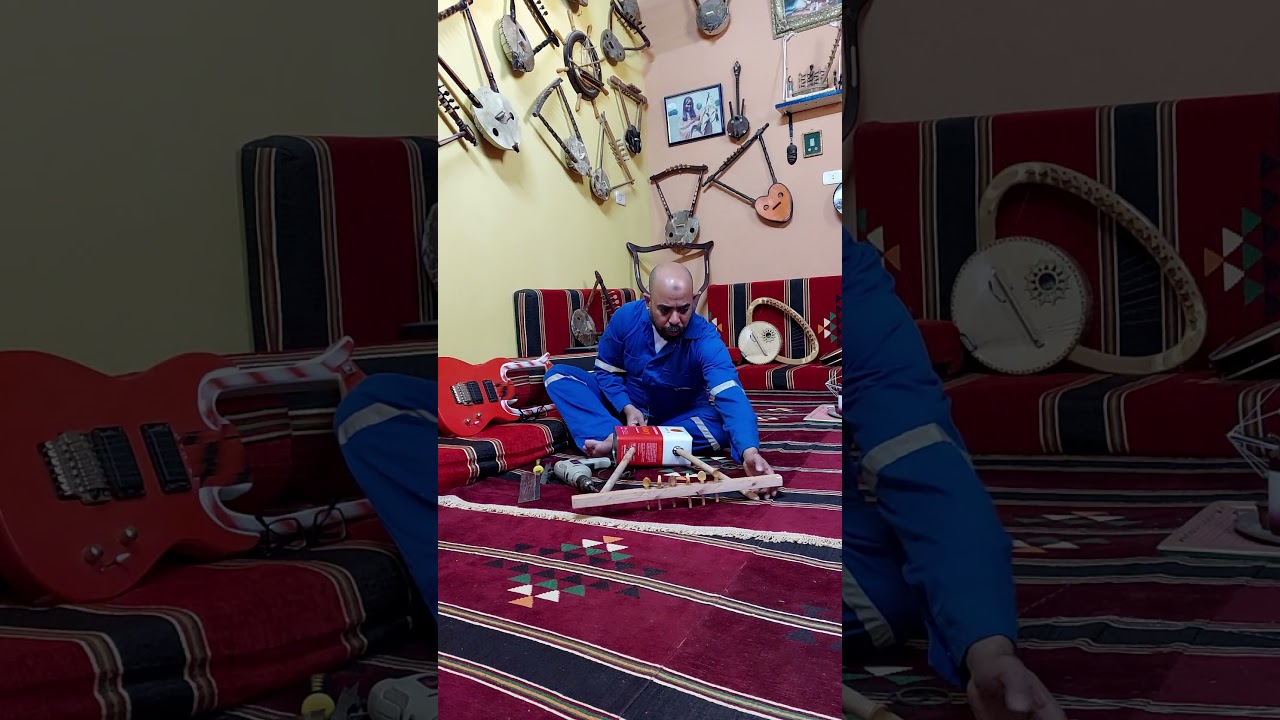 صناعة السمسمية بأبسط الأدوات والخامات المتاحة