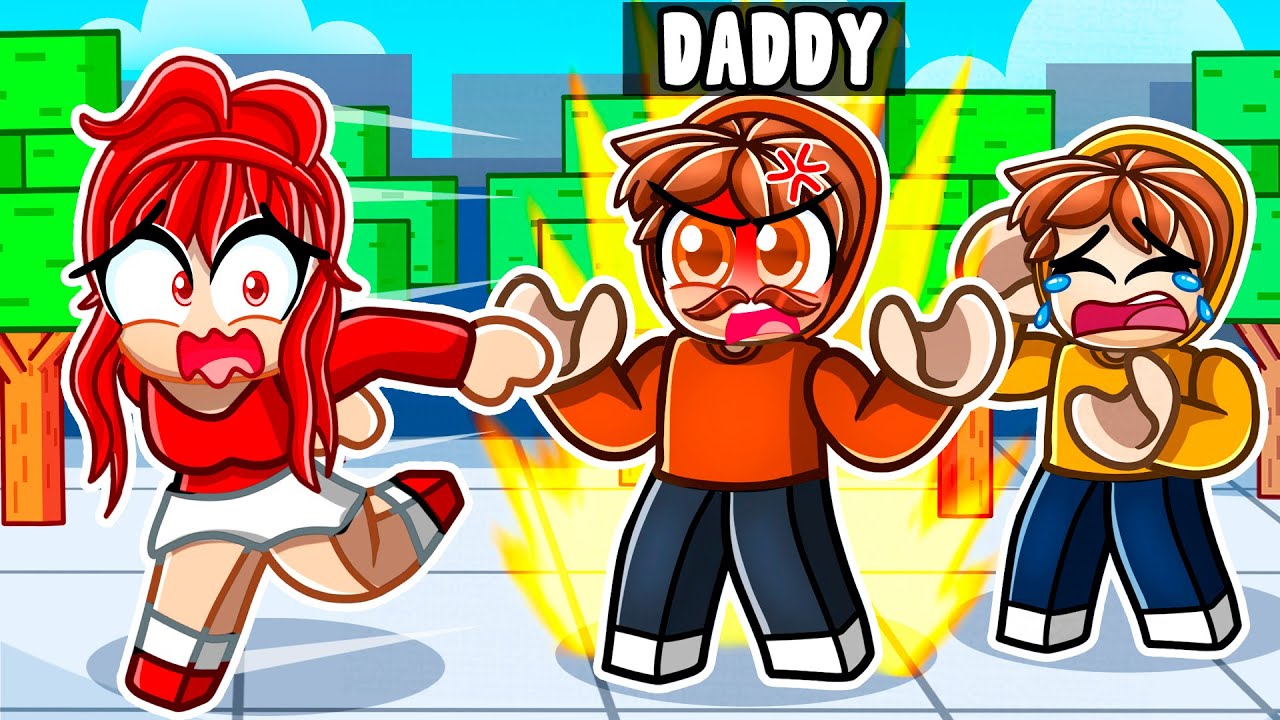 Мой ПАПА встречает мою девушку в Roblox Strongest Battlegrounds!