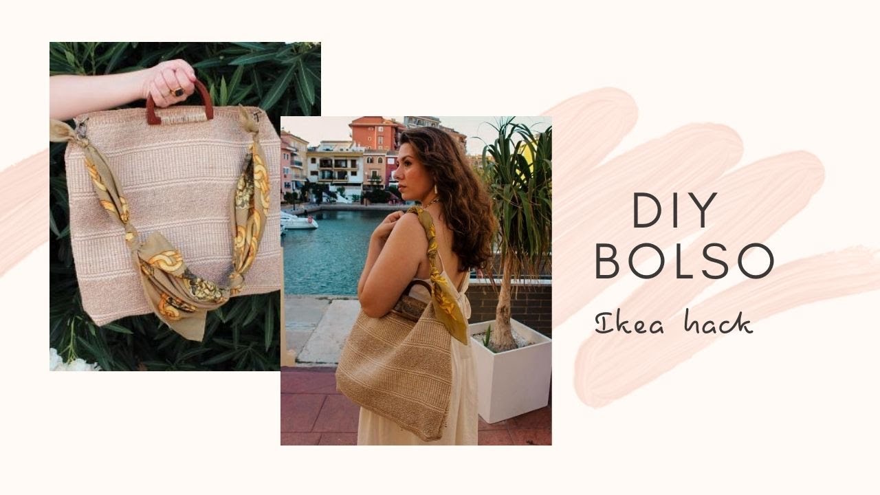 DIY | EL BOLSO MÁS FÁCIL DEL MUNDO | IKEA HACK | De ALFOMBRA a BOLSO | FANNY TÓRTOLA |