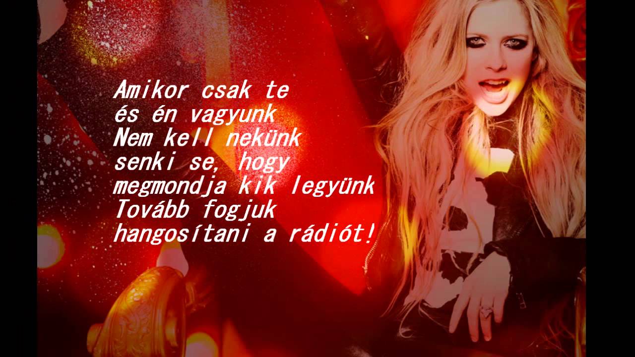 Avril Lavigne- Rock N Roll MAGYARUL (HUNGARIAN)