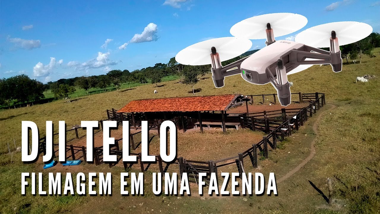 Review DJI Tello - Filmagem na Fazenda