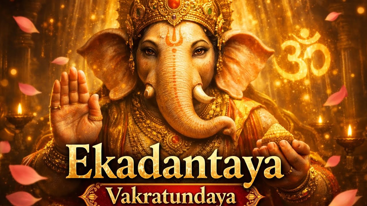 Ekadantaya Vakratundaya | Powerful Ganesh Mantra for Success, Peace & Prosperity