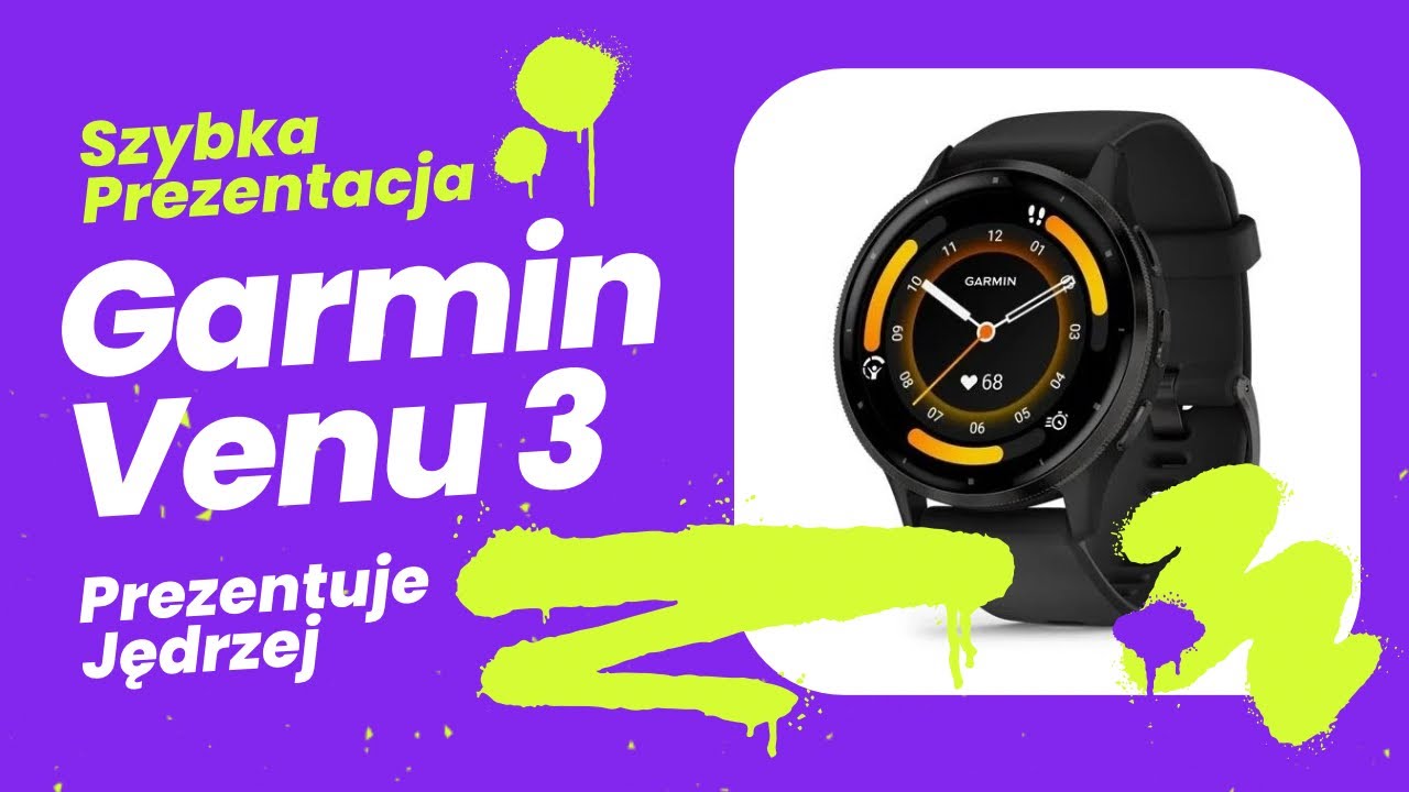 Garmin Venu 3 😍 - Szybka prezentacja zegarka 😱✅