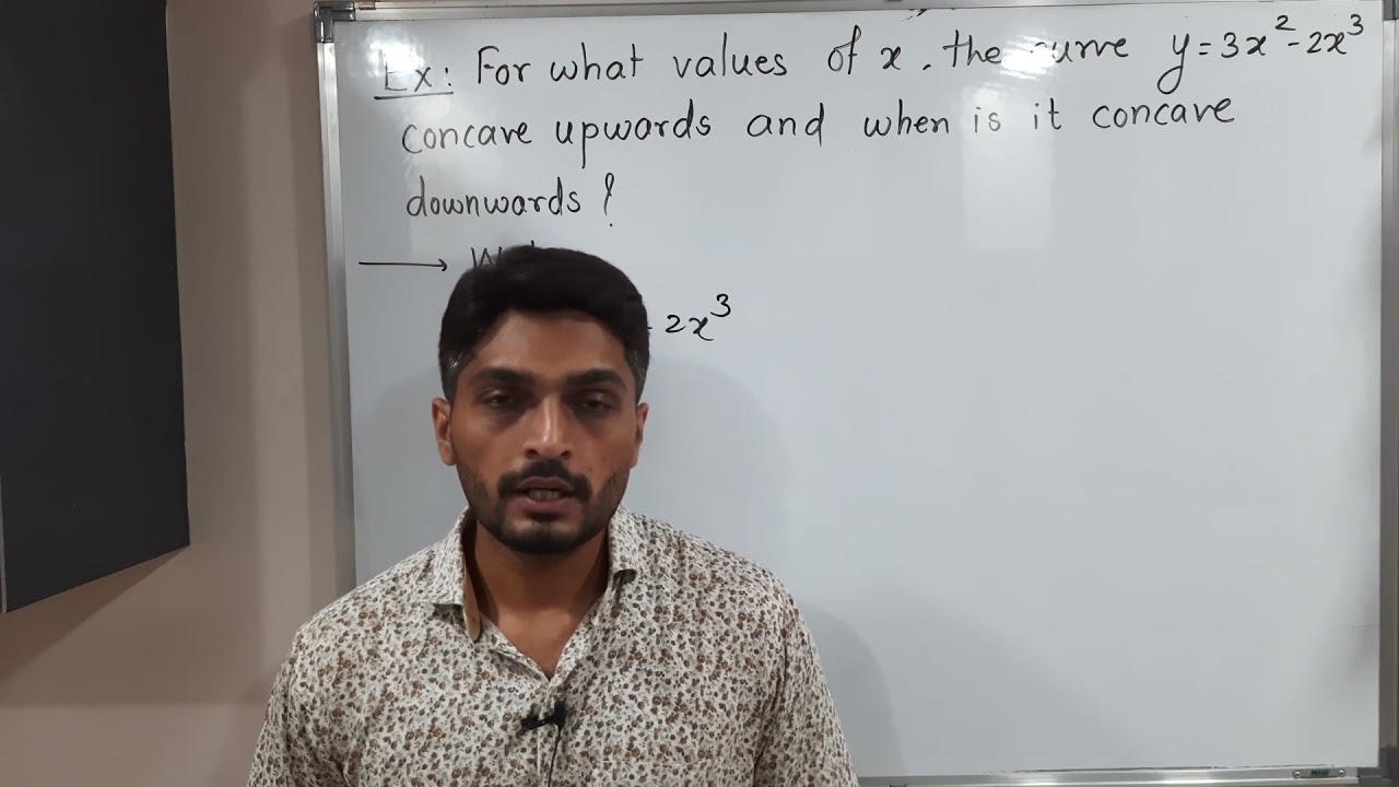 Applications of Differentiation - Lecture 13 - Concave upwards and Concave downwards
