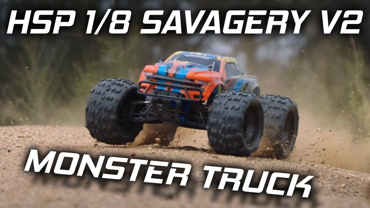 HSP 1/8 Savagery V2 Electric Brushless 4WD RTR RC Monster Truck - 94996