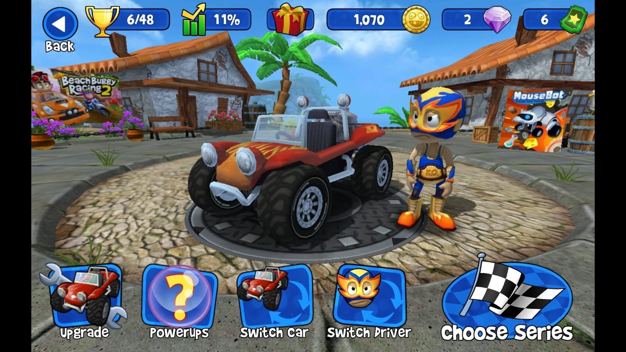 Beach Buggy Racing Tablet Gameplay – Crazy Power-Ups Everywhere!🤯