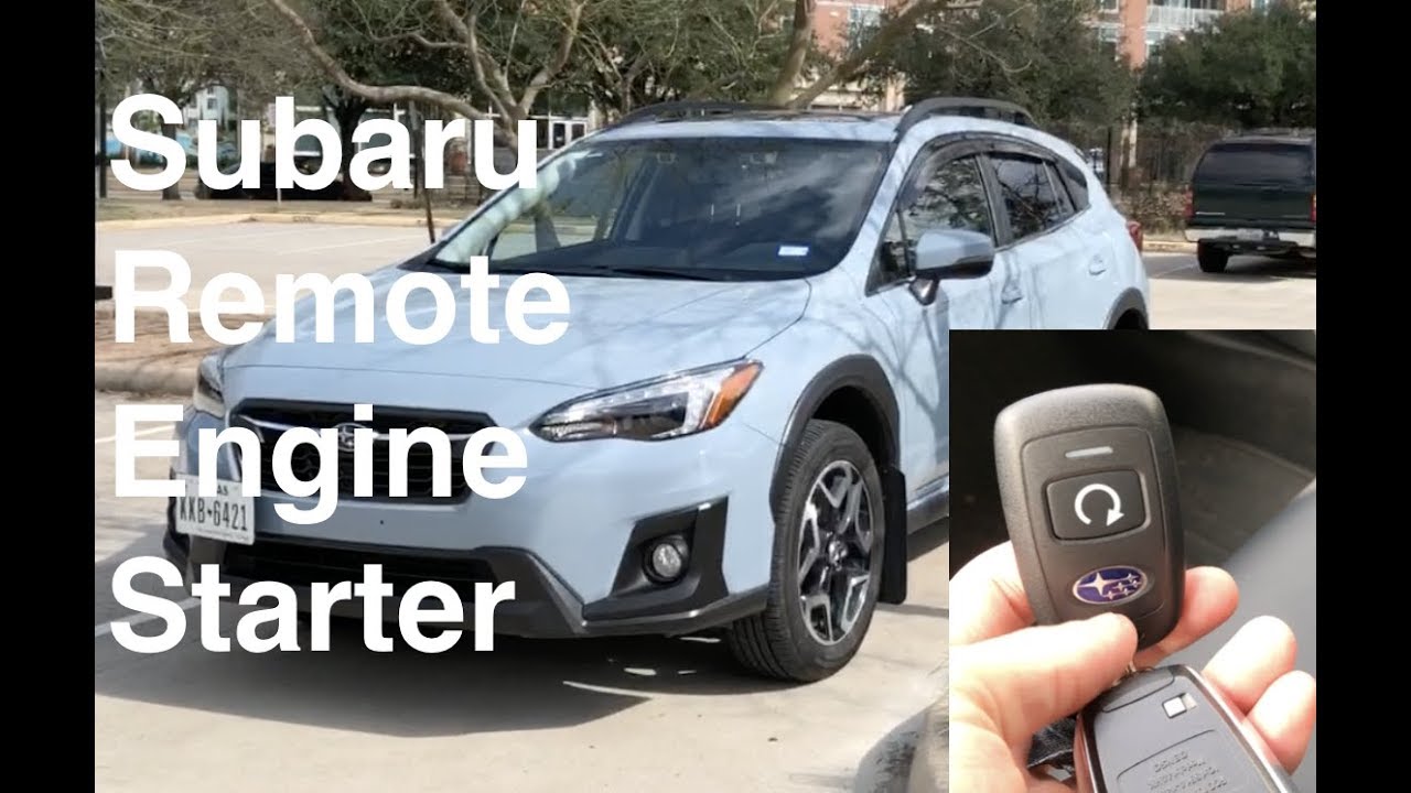 Subaru Remote Engine Start Factory Option