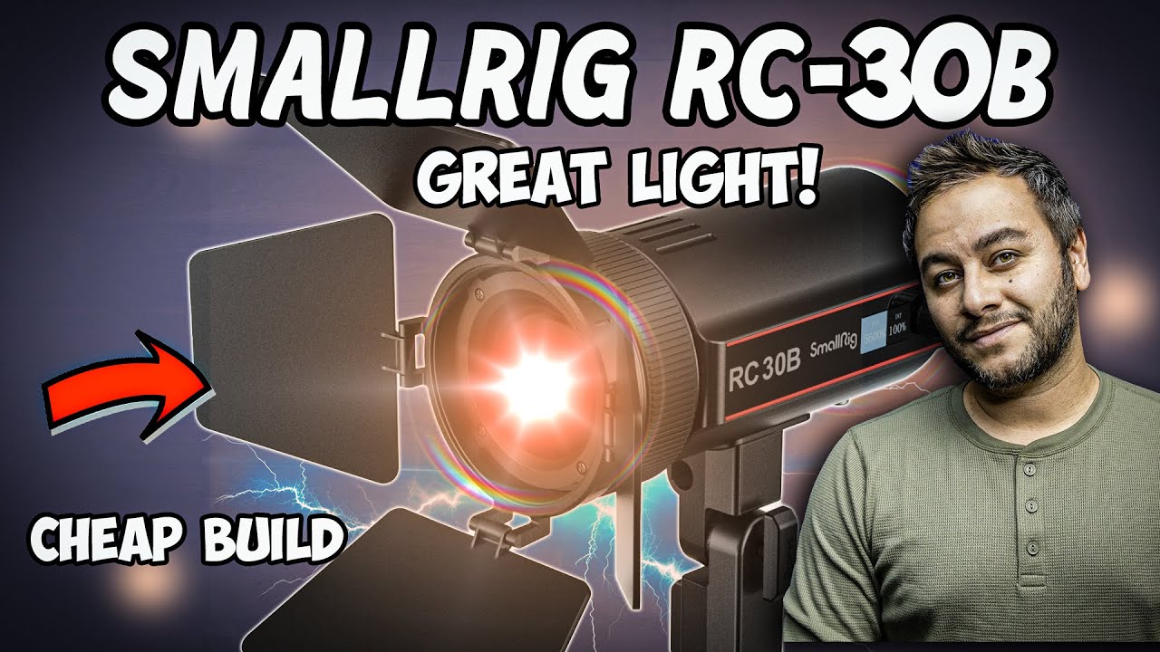 SMALLRIG RC 30B COB Video Light | EVERY Filmmaker Should Have This Light