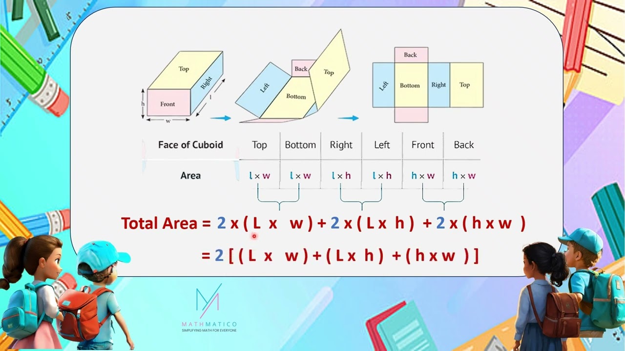 6pri / term2 / the surface area of 3D shapes