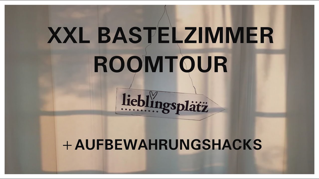 MEIN BASTELZIMMER | ROOMTOUR | CRAFTROOMTOUR | TEIL 1 | KREATIVSUCHT