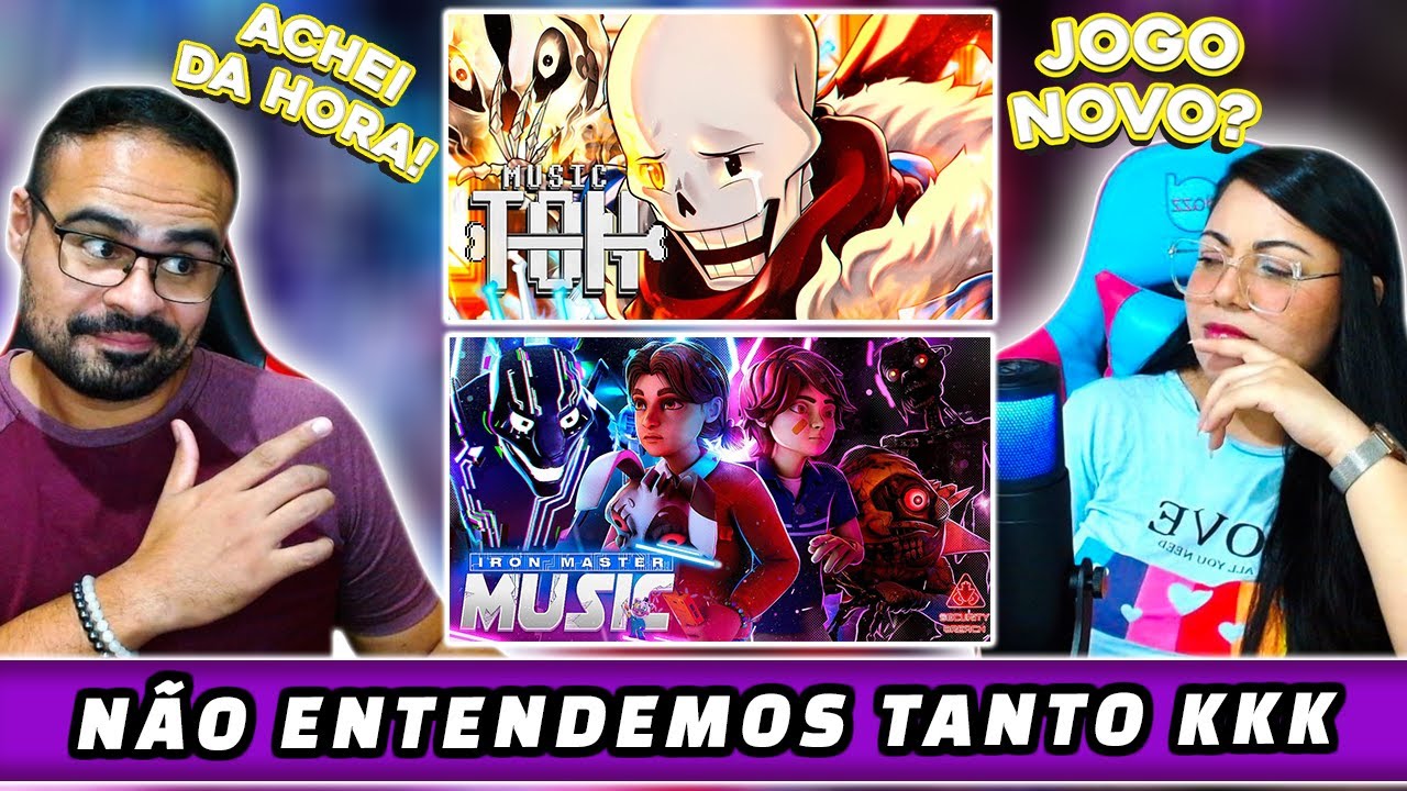 REACT EM CASAL: Ruínas do Pizzaplex (FNAF) Iron Master & Acreditar (Undertale AU) Papyrus Da Batata