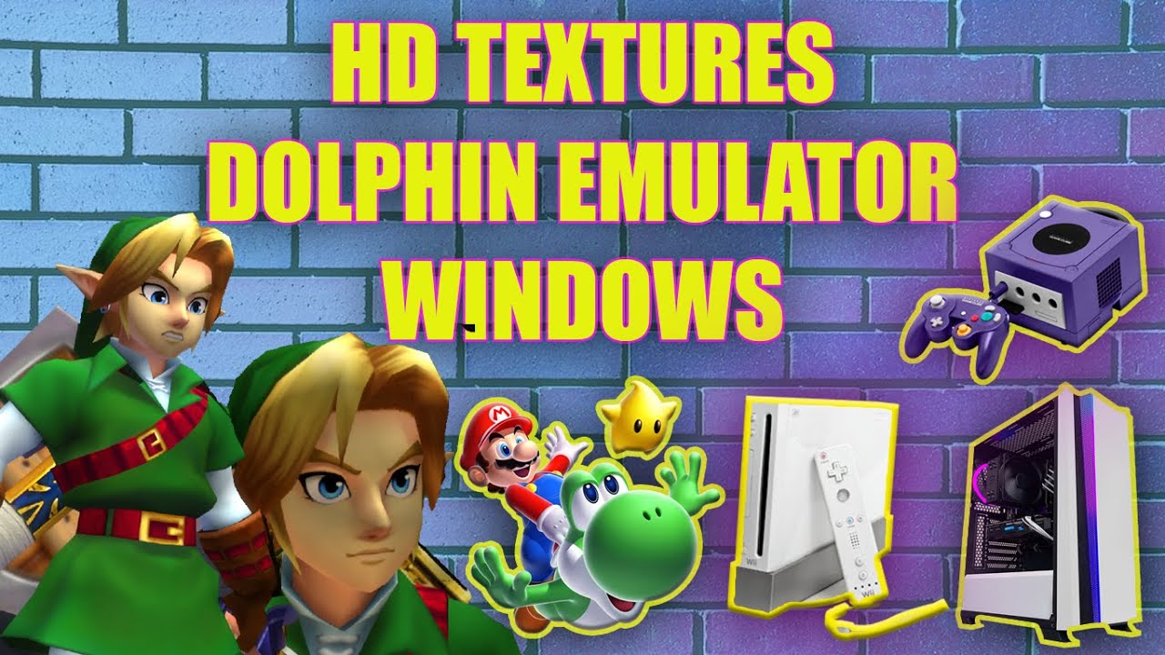 КАК ЗАГРУЗИТЬ СВОИ ТЕКСТУРЫ В DOLPHIN, ЧТОБЫ СДЕЛАТЬ ВАШИ ИГРЫ HD