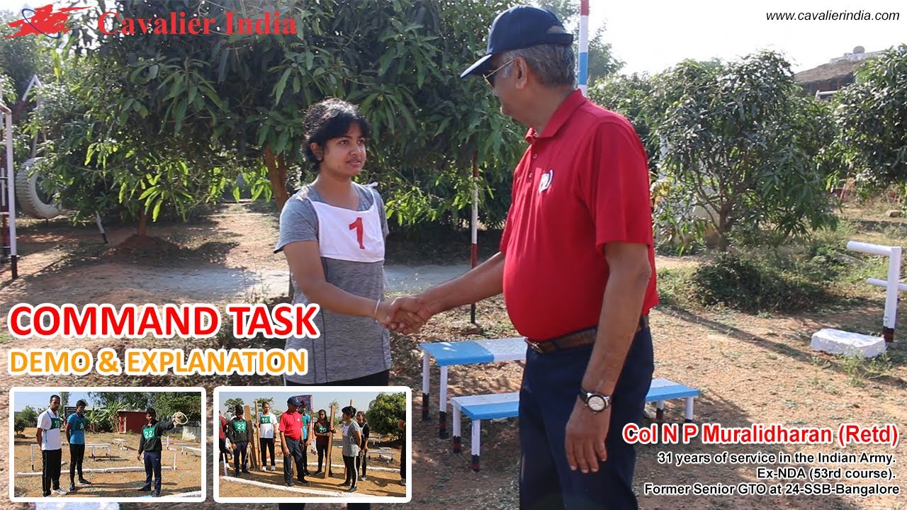 Command Task Demo & Explanation | Col N P Muralidharan (Retd) | Cavalier India