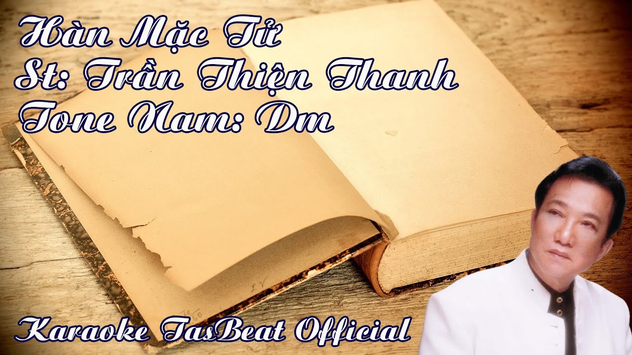 Karaoke Hàn Mặc Tử - Tone Nam | TAS BEAT