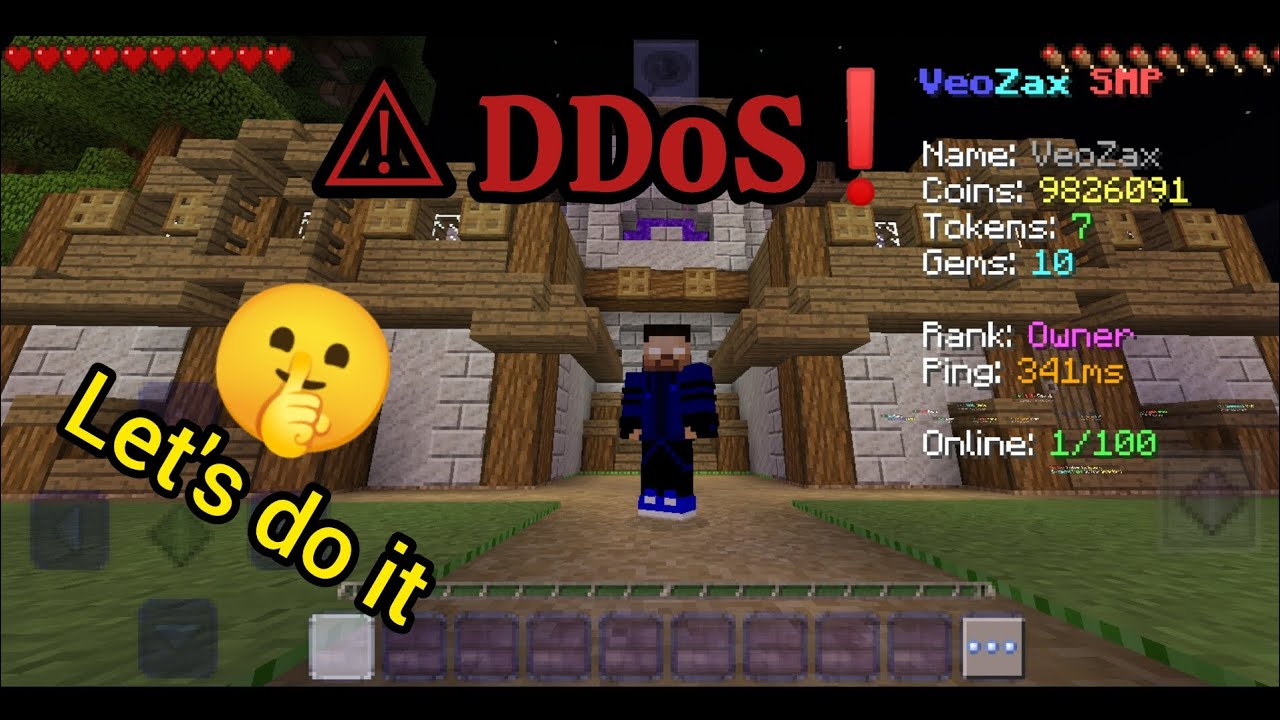 How to ddos any McPE 0.14.3/0.15.10 server so Easily 🗿 🔥 (Entertainment Purpose Only)