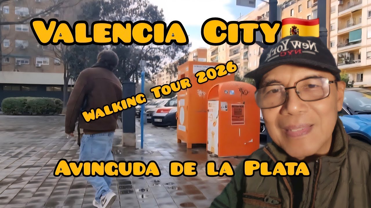 Walking Tour Along Avinguda de la Plata, Valencia City🇪🇦