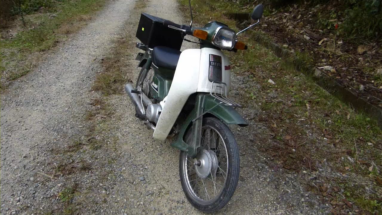 Yamaha Town mate T50 in autumn mountain