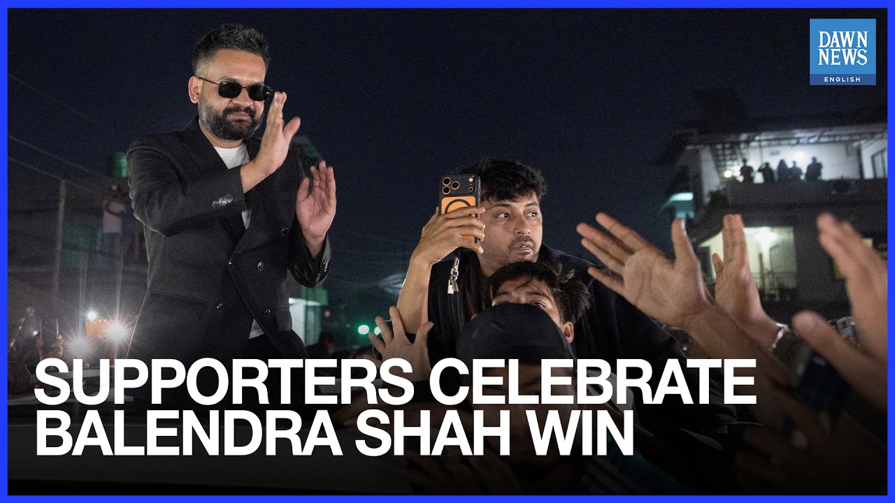 Supporters Celebrate as Rapper‑Turned‑Politician Balendra Shah Wins Nepal Elections