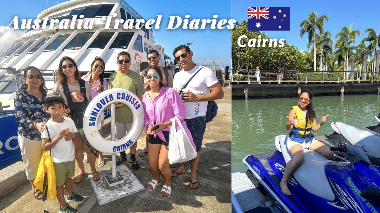 Australia Travel Diaries (Part 2) // cairns, great barrier reef, snorkeling, kuranda jumrum, jet ski