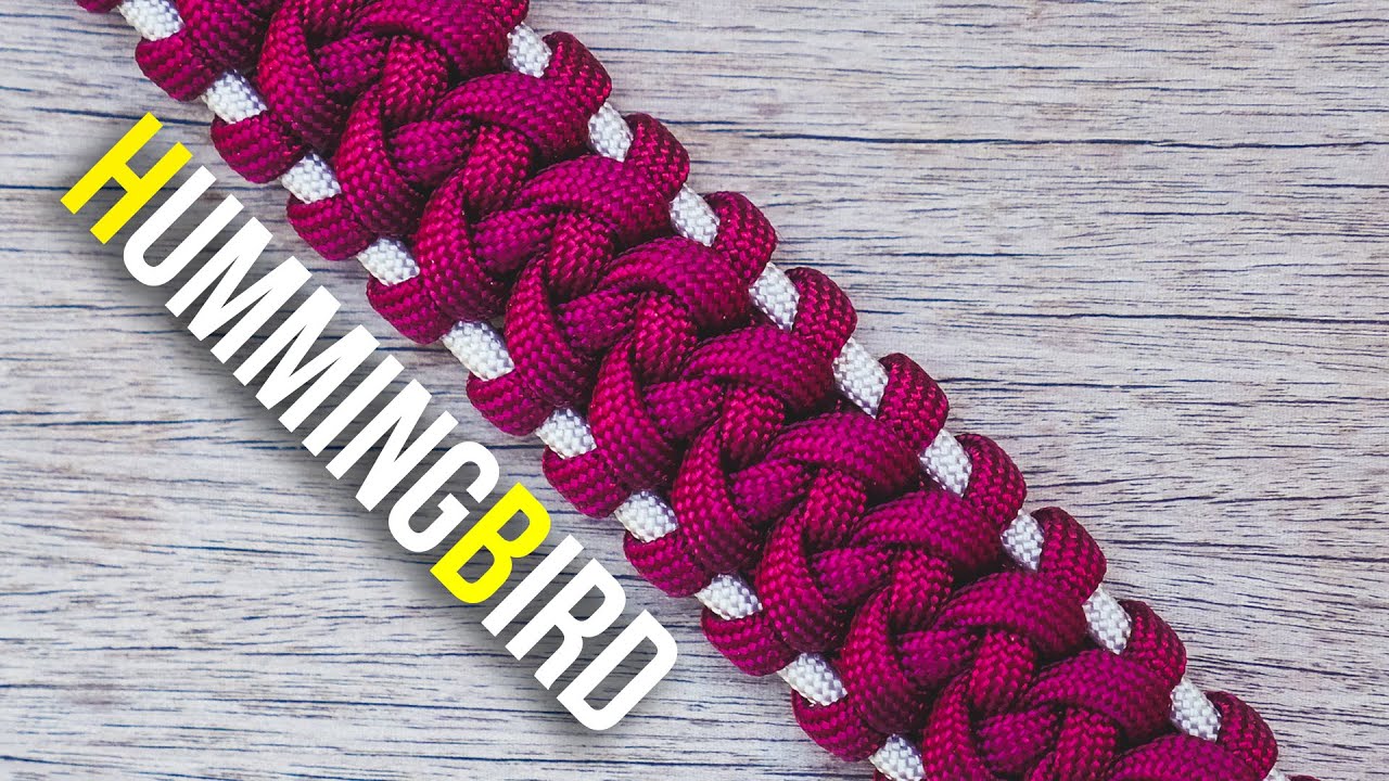 Hummingbird Paracord Bracelet TUTORIAL | No Buckles
